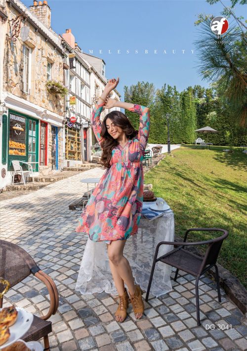 AF Dream Girl Vol 2 By Anju Fabrics Designer Kurtis Cataog